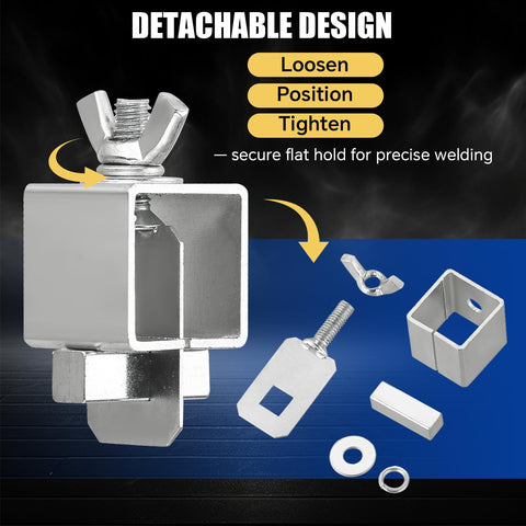 Butt Welding Clamps 16 Pack For Edge To Edge Welding And Auto Body Repairs, door alignment tool with detachable design