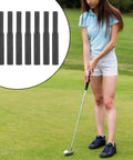 8 Piece Golf Club Shaft Extenders Set For Wood Putters Putter Extension Rods And Golf Club Shafts 5 Inch Length Black Carbon Fiber