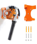 Leaf Blower Hanger Mount for Garage Wall 1 Pack Upgrade Handheld Rack Rubber Coated Holder Fits BG 86 SH86 Models installed