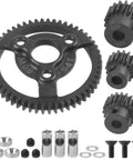 32P Spur Gear 54T Main Gear And Pinion Gear Set With Motor Shaft Adapter For Traxxas 1 Tenth 2WD Slash VXL Bandit VXL Rustler Stampede RC Cars