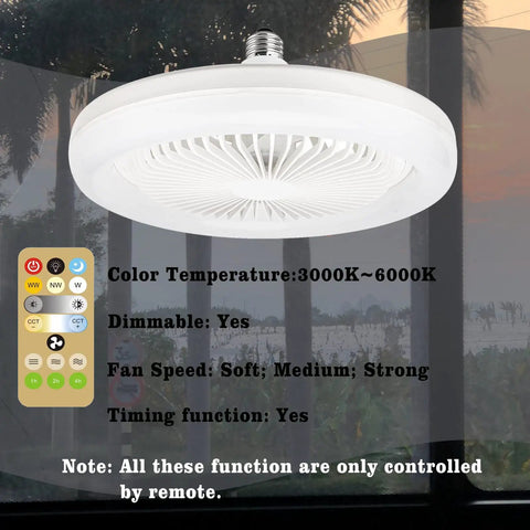Enclosed Smart Ceiling Fan With Light 10 Inch For Garage Workshop Tool Room Store Room E26 Screw In Bulb Upgrade Cooling