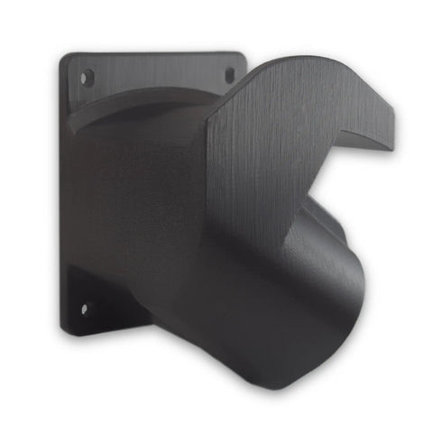 Kick The Clutter To The Curb With This Hella Tough J1772 Electric Charger Wall Mount Holder And Cable Organizer, black wall mount bracket.