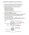 Diagram and instructions for Smart WiFi Ceiling Fan Remote Kit With Alexa Google Assistant And Smart Life App No Hub Needed Compact Wireless Controller For Voice And App Control Of Your Ceiling Fan And Light