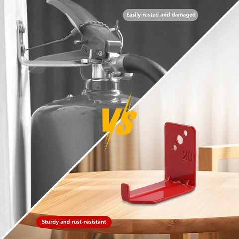 Tough As Nails 4 Pack Fire Extinguisher Mount Brackets 20 Lbs Heavy Duty Universal Wall Hooks Anti Rust Iron Holder For Home Garage Built To Last And Hang It Easy Today
