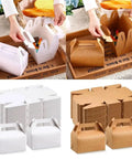 60 Pack Kraft Paper Gift Boxes Set For Grab And Go Packaging And Gift Giving, Perfect For Weddings Parties Birthdays Favors And Small Biz Supplies, Brown 16x9x8 Cm, Space Saving Sturdy One Piece Frame Ready To Use