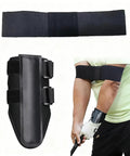 2 Pack Golf Wrist Training Aid With Real Time Feedback To Fix Wrist Hinge And Arm Posture, Includes Swing Band shown in use
