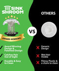 Ultra Drain Protector For Bathroom Sink Stainless Steel Includes 1.25in, 1.5in, And 1in Adapters Keeps Hair Out Debris Stopped comparison chart