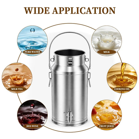Beast Mode 20L Stainless Steel Beverage Dispenser With Faucet Thickened Body And Durable Handle Sealing Ring And Manual Usage