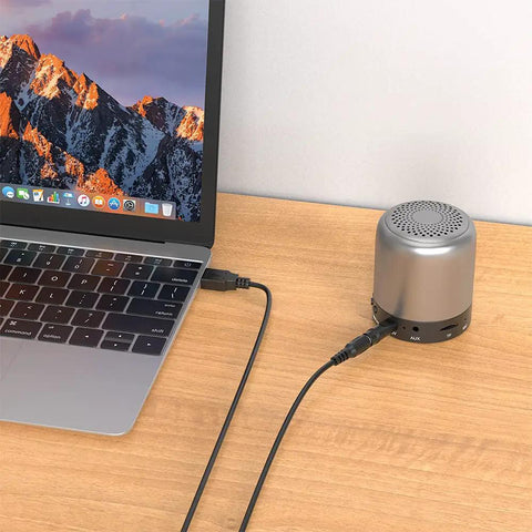 USB To DC 5V Power Cord With 10 Connector Tips For Easy Plug-and-Play Power Across Your Gadgets 5.5x2.1mm Plug Jack Includes 5.5x2.5, 4.8x1.7, 4.0x1.7, 4.0x1.35, 3.5x1.35, 3.0x1.1, 2.5x0.7, Micro USB, Type-C, Mini USB, 5FT, powering laptop to speaker on desk