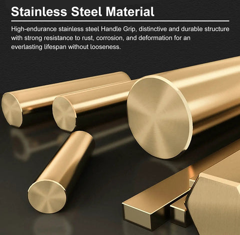 Premium Stainless Steel Barn Door Push Pull Handle Set rods showcasing rust-resistant material