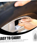 Person using Heavy Duty Vacuum Tire Repair Nail Set With Sharp Cutter Blades And Tough Rubber Screw Plugs For Cars And Trucks Quick Puncture Fix.