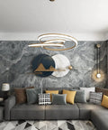 Gray Marble Look Contact Paper Peel And Stick Countertop Wrap For Kitchen And Bathroom on living room wall behind sofa
