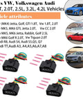 VW Ignition Coil Harness Connector Kit 4 Pack With 16 Heat Shrink Butt Connectors for VW Passat and Audi Engine Repair