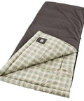 Heritage Big and Tall 10F Flannel Sleeping Bag for Adults Up to 6 Foot 7 Inches Tall Four Season Thermal Insulated and Machine Washable