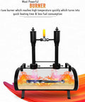 Portable Propane Blacksmith Forge With Beefy Double Burner 2600F Rated For Knife Making Bladesmithing Farrier Forging And Heat Treatment