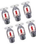 Rock Solid Copper Anti Freeze Sprinkler Head With Dependable 68 Degree Pendant Setup For Outdoor Early Stage Fire Defense, six units view.