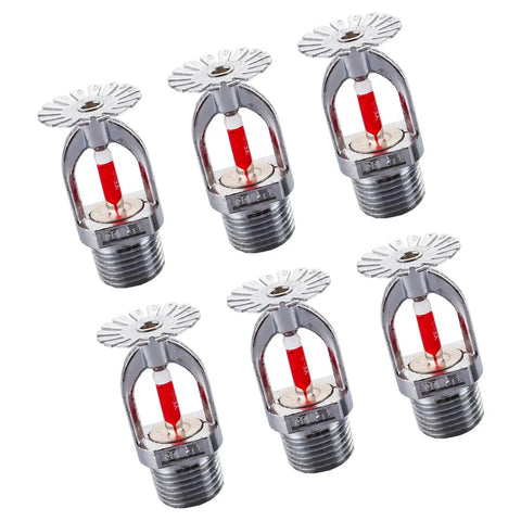 Rock Solid Copper Anti Freeze Sprinkler Head With Dependable 68 Degree Pendant Setup For Outdoor Early Stage Fire Defense, six units view.