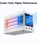 Heavy Hitter Aluminum Five Bay External Hard Drive Enclosure Usb 3 0 Sata Hdd Ssd Direct Attached Storage Dock with cooling fan.