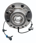 Front view of Beefy Front Wheel Bearing Hub Assembly Set For Silverado 2500 HD, 3500 HD, Sierra 2500 HD, Suburban 2500, Yukon XL 2500