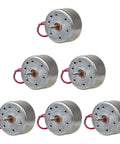 6 Pack DC 3V 1730RPM Mini Electric Motors For DIY Toys And Wind Turbine Generators Perfect For STEM Projects Tiny 25mm Motors