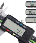 Digital Caliper Stainless Steel With Large LCD Screen 6 Inch 150mm Fraction And Metric Conversion Electronic Vernier Caliper