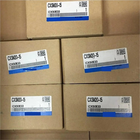 Fresh 1pcs Dual Rod Cylinder CXSM10 Series Pneumatic Component For Machine Gear Build With Smooth Stroke Control And Durable Steel Rods in packaging.