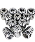 ER25 Spring Collet Set 12 Pcs for CNC Milling Lathe Tool Engraving, 1065 Carbon Steel
