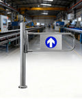 Rock Solid Stainless Steel Two Way Swing Gate With Smooth Operator Action Built Like A Tank For Busy Warehouses Or Driveways Hella Durable 180 Degree Pivot Post Mount Ready