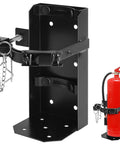 Heavy Duty Wall Mount Fire Extinguisher Bracket For 10lb Dry And 5lb CO2 Extinguishers, Metal Holder; bracket with extinguisher