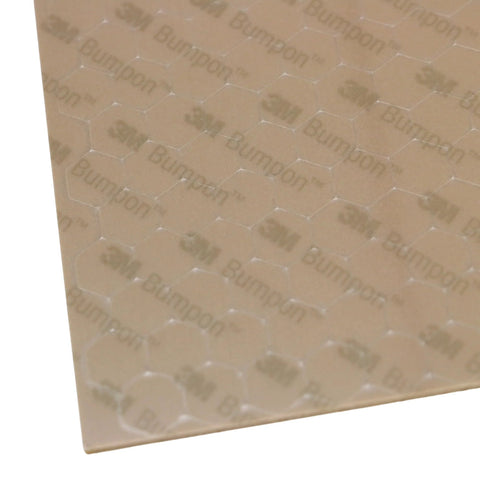 3M Scotch SJ5201 Series Bumpons Self-Adhesive Bumpers 0.433 Inch By 0.125 Inch Light Brown sheet