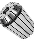 Precision Zerodis Chuck With High Clamping Force For CNC Milling Machine Engraving Drilling Tapping Spring Collet Set 0.015mm Accuracy Tool, steel collet close-up.