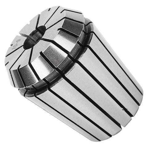 Precision Zerodis Chuck With High Clamping Force For CNC Milling Machine Engraving Drilling Tapping Spring Collet Set 0.015mm Accuracy Tool, steel collet close-up.