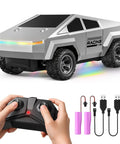 All Terrain 1/24 Scale Remote Control Pickup RC Truck With 2.4GHz Radio 2WD Off Road Beast Toy Cold Resistant PVC Body