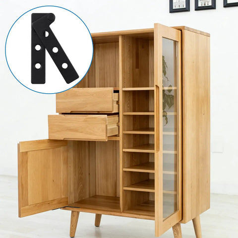 Four Pack Concealed Pivot Door Hinges Delivering 360 Degree Rotation And Bulletproof Stainless Steel Build shown on cabinet. 