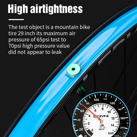 Tubeless Bike Rim Tape For 700C Rims Wide 21 To 35 Mm 10 M Roll Dual Color Blue Exterior Green Interior Strong Adhesion test image