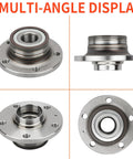 Multi-angle view of Pair Rear Wheel Hub And Bearing For VW Beetle CC Eos Golf Jetta Passat Tiguan And Audi TT 2008 2009 With ABS Heavy Duty Hub