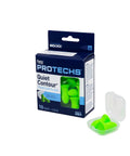 Multi Purpose Foam Ear Plugs With Case For Sleep Travel Work Concerts Shooting Snoring Studying And Loud Noise Reduction NRR 33 Green Made In USA 10 Pairs in packaging