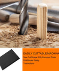 Ultra High Molecular Weight UHMW Sheet Three Quarters Inch Thick HDPE Plastic Board for DIY Crafts and Projects