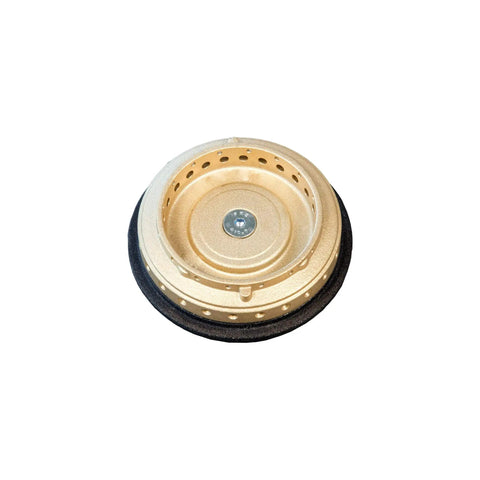BBurner Replacement For Viking PA080090 Gas Range OEM Part, pro grade burner element, DIY friendly, top view of metallic component.