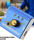 3 Channel Servo Tester And ESC Controller For RC Planes Drones Helicopters And Cars CCPM Boss Tester in use