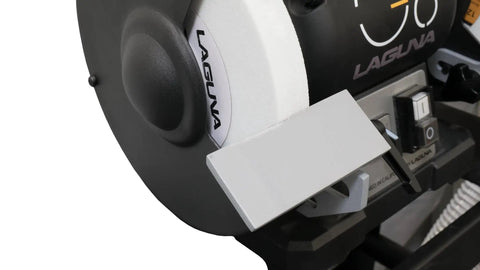 Heavy Duty Dual Speed Bench Grinder built tough for precision sharpening with rock solid tool rests and 3450 RPM power.