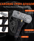 Preprogrammed Tpms Tire Pressure Sensor 315Mhz with rubber valve stem for Chevy Malibu Impala and GMC vehicles.