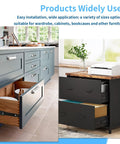 Full Extension Drawer Slides Set 10 12 14 16 18 20 22 24 Inch Side Mount Rails With Soft Close Ball Bearing in kitchen cabinets