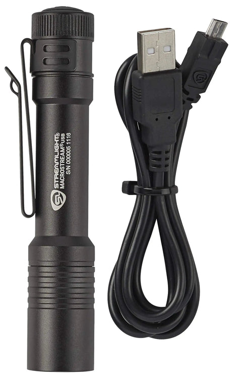 MacroStream USB Rechargeable EDC Flashlight With 500 Lumens And 2000 Candela Compact Pocketable LED Light That Fits In Your Pocket