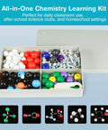 Hands On 240 Piece Molecular Model Kit For 3D Chemistry Visualization Of Organic And Inorganic Structures in open box