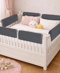 3 Ft Bed Rail Bumpers Protector Waterproof Moisture Proof Foam Bed Guardrail Padding Anti Bump Fall Prevention for crib