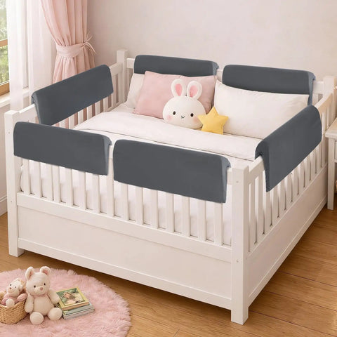 3 Ft Bed Rail Bumpers Protector Waterproof Moisture Proof Foam Bed Guardrail Padding Anti Bump Fall Prevention for crib