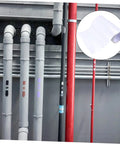 Pipes repaired with Waterproof Repair Tape For Water Leaks With Heavy Duty Strong Adhesive Mending Tape for quick fixes.