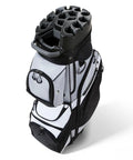14 Way Full Length Divider Golf Cart Bag With Lock Top Organizer For No Fuss All In One Easy Club Access, polyester