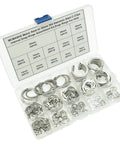 Internal Snap Ring Kit 8mm To 30mm Assortment 240 Pieces C Clips Retaining Rings For Holes 13 Sizes Metric 304 Stainless Steel
